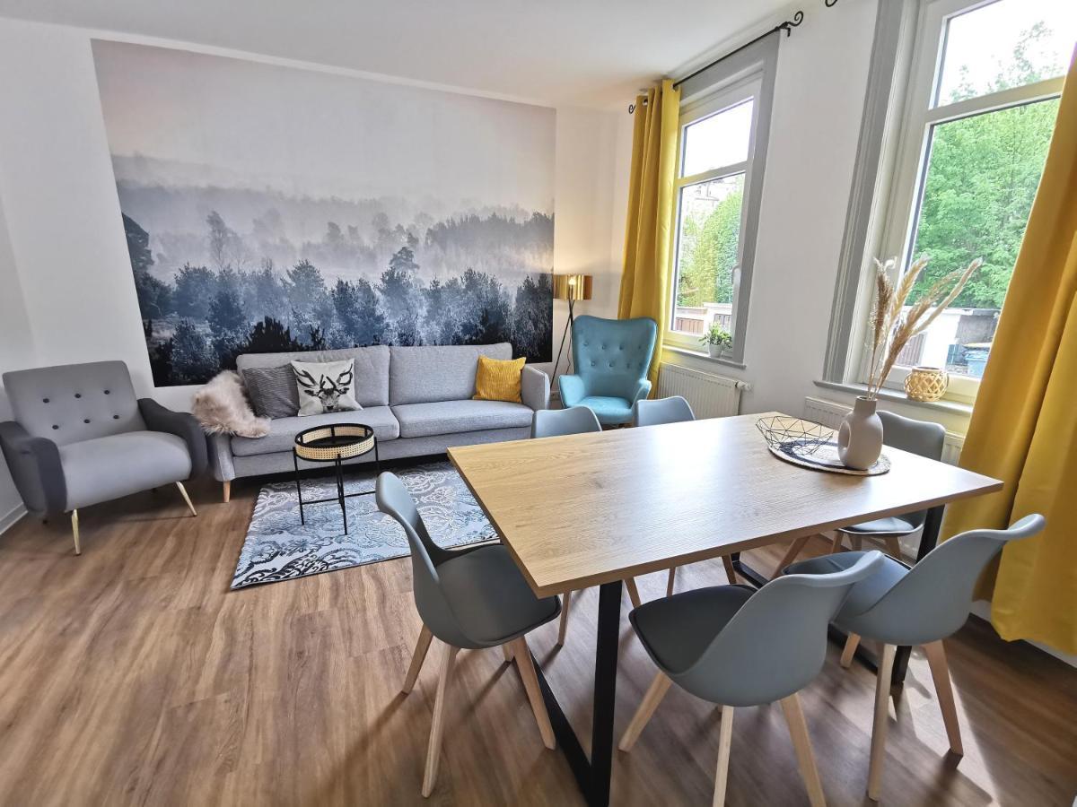 Bohnapartments - Stadtblick Zechenhaus - Balkon - Gratis Parkplatz - Wlan - Sehr Ruhig - Barrierearm Ilmenau Buitenkant foto